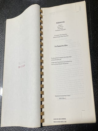 NEUROMANCER Advance Proof Copy