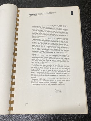 NEUROMANCER Advance Proof Copy