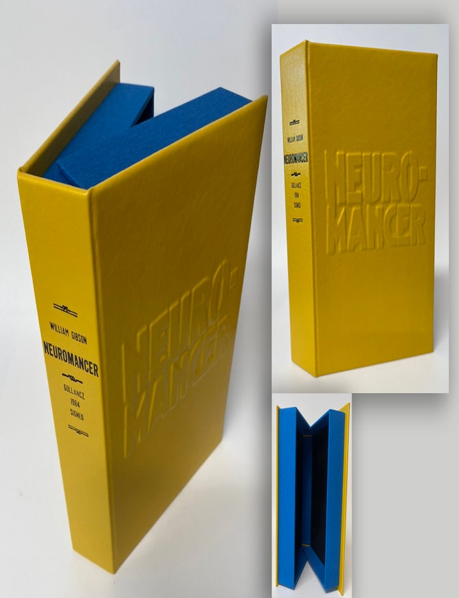 Item #34398 NEUROMANCER [LEATHER Collector's Custom Clamshell case only - Not a book]. in...