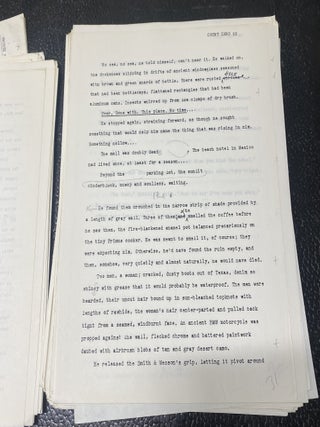 COUNT ZERO A remarkable and exceptionally scarce surviving production copy