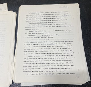 COUNT ZERO A remarkable and exceptionally scarce surviving production copy